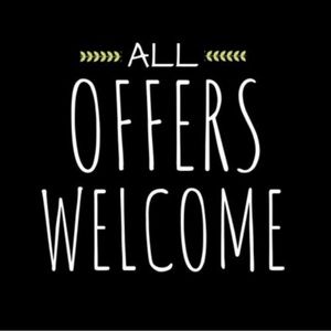 All reasonable offers are welcome!